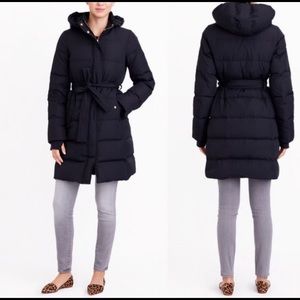 J Crew long puffer jacket - EXCELLENT CONDITION!